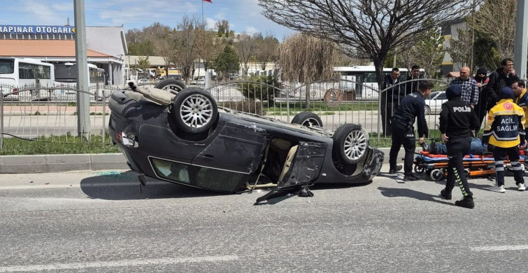 Karapınar'da Trafik Kazası: İki Yaralı