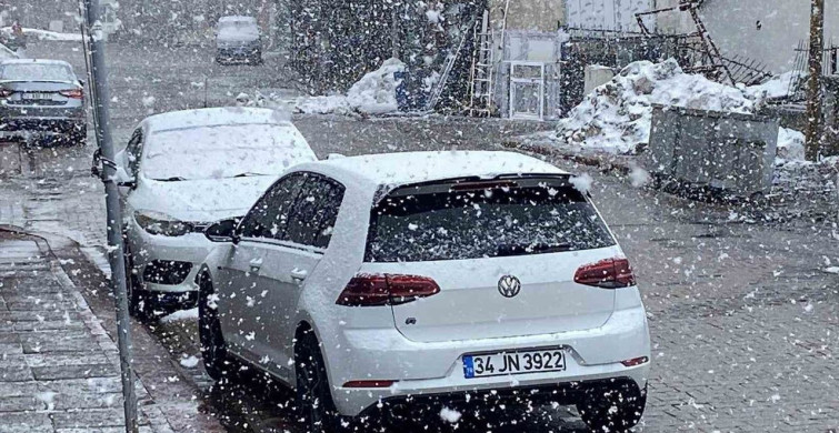 Karlıova'da Kar Yağışı Yeniden Başladı