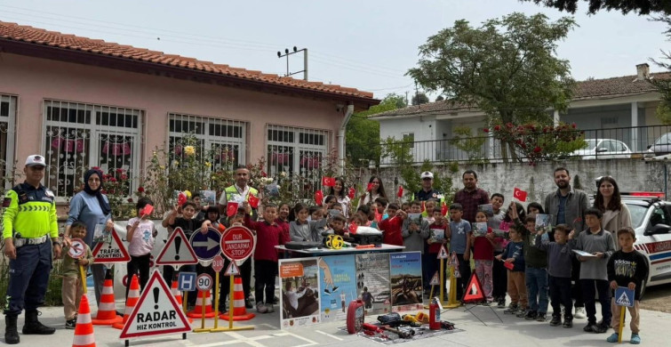 Karpuzlu'da Öğrencilere Trafik Güvenliği Eğitimi Verildi