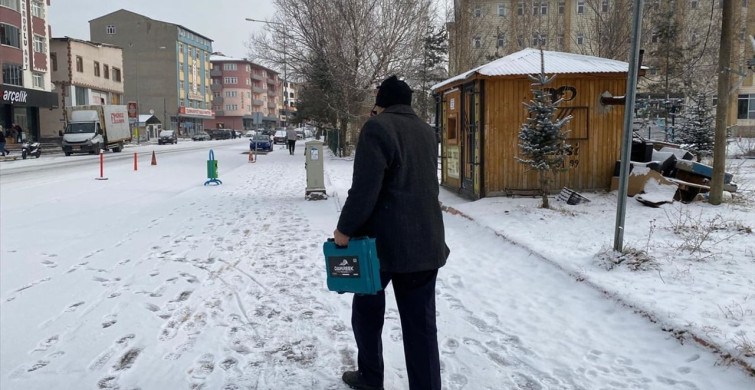 Kars ve Ardahan'da Kar Yağışı Hüküm Sürdü