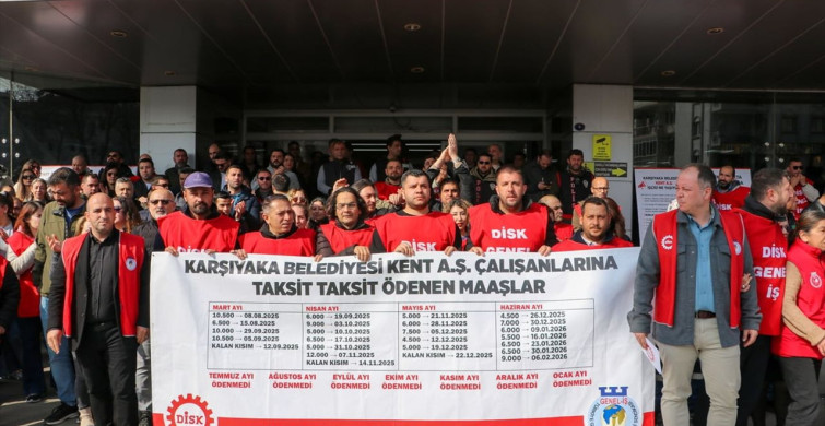Karşıyaka Belediyesi İşçileri Hakkını Arıyor