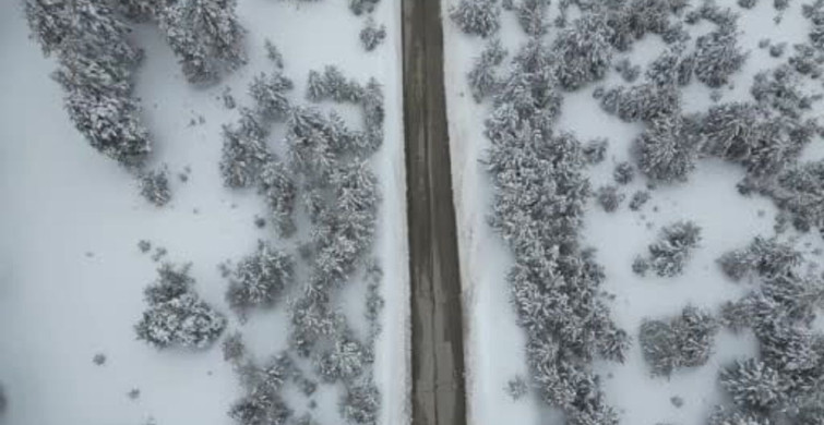 Kars'ta Bahar Ortasında Kış Güzelliği