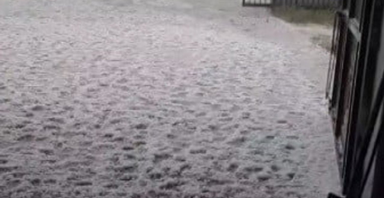 Kars’ta Dolu Yağışı Yaşamı Olumsuz Etkiledi