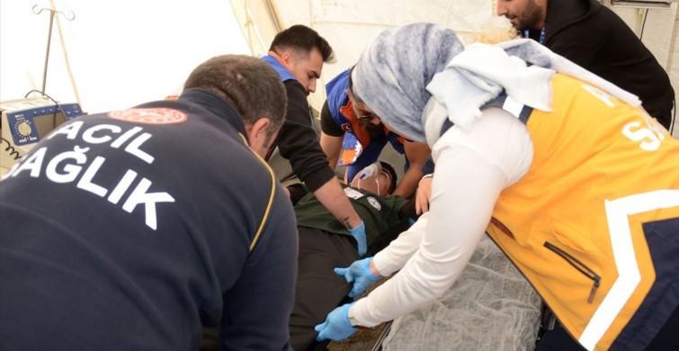 Kars'ta Hastanede Yangın Tatbikatı Gerçekleştirildi