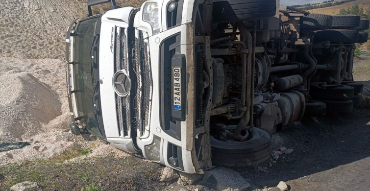 Kars'ta Kamyon Devrildi: 55 Küçükbaş Hayvan Telef Oldu