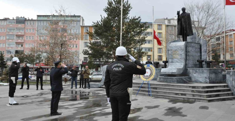 Kars'ta Türk Polis Teşkilatı'nın 181. Yıl Dönümü Kutlandı