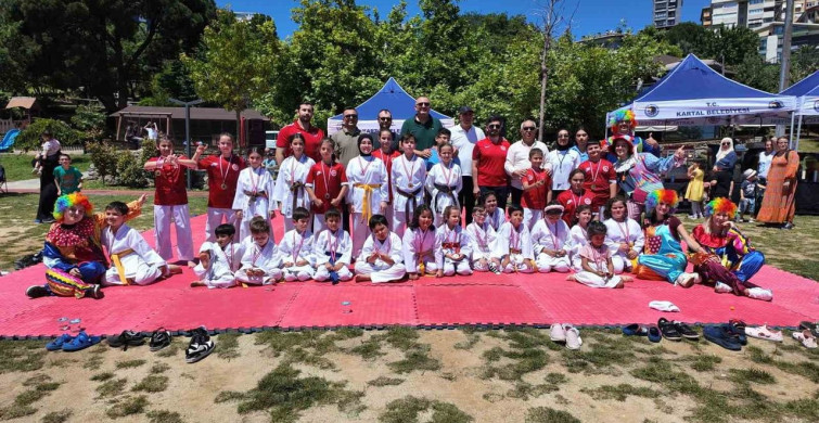 Kartal'da Babalar Günü'nde babalar ve çocuklar kıyasıya yarıştı