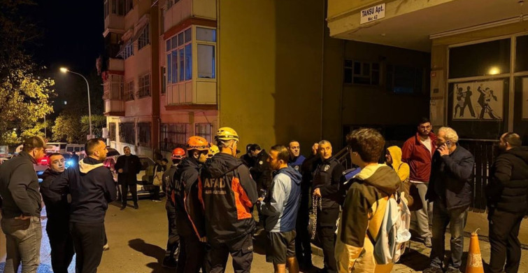 Kartal'da Çatlak Kolon Sebebiyle Bina Tahliye Edildi