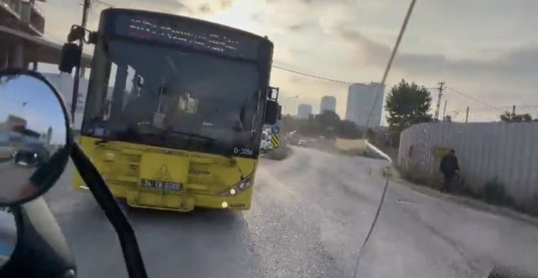 Kartal'da Kaza Tehlikesi: Motosiklet Sürücüsü Son Anda Kurtuldu