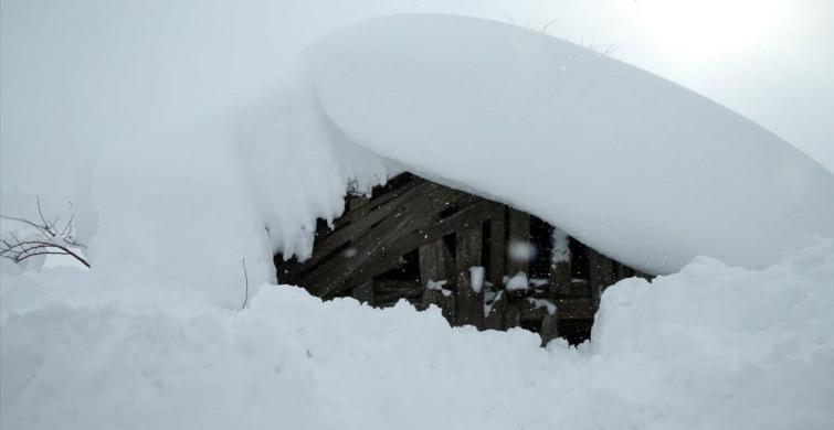 Kastamonu Dağ Köylerinde Karla Mücadele