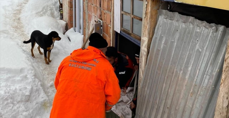 Kastamonu'da AFAD Ekipleri Rahatsızlanan Kadını Kurtardı