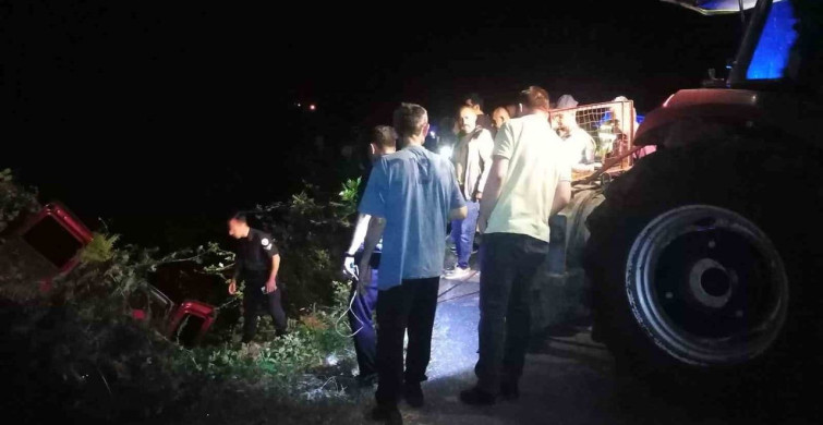 Kastamonu'da hafif ticari araç şarampole yuvarlandı: 1 yaralı