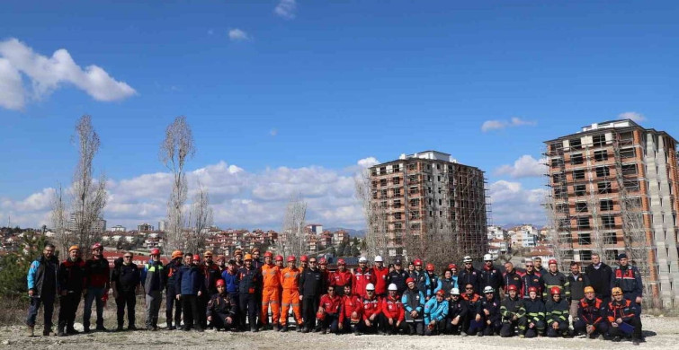 Kastamonu'da Heyelan Tatbikatı Gerçekleştirildi
