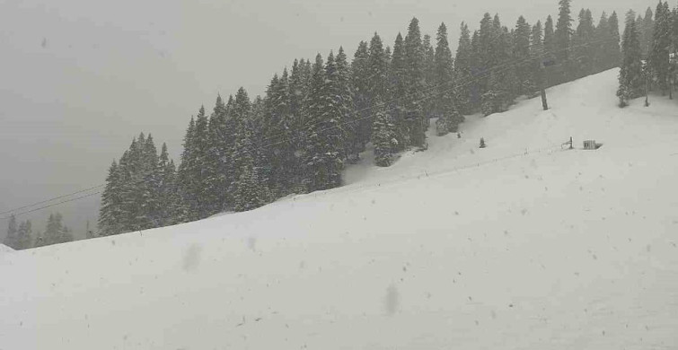 Kastamonu'da İlkbahar Yerini Kışa Bıraktı