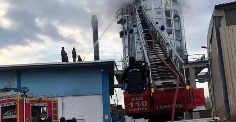 Kastamonu'da Kereste Fabrikasında Yangın Çıktı