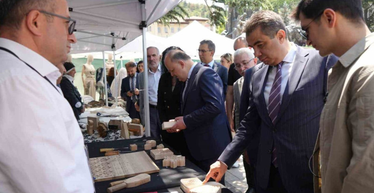 Kastamonu'da kursiyerlerin yaptığı ürünler beğeniye sunuldu