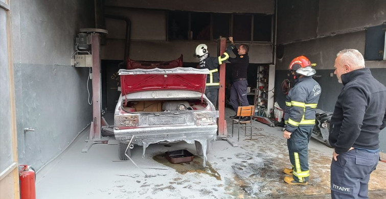 Kastamonu'da Oto Tamir Dükkanında Yangın: 2 Yaralı