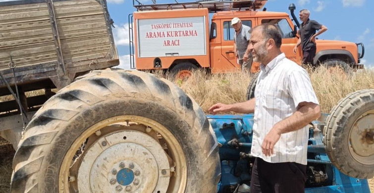 Kastamonu'da traktör kazası: sürücü hayatını kaybetti, eşi ve kızı yaralandı