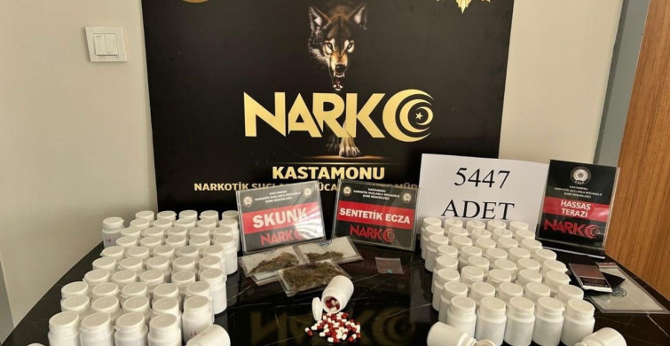 Kastamonu'da uyuşturucu operasyonu davasında 3 sanığa 15'er yıl hapis cezası