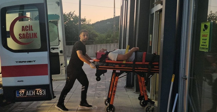 Kastamonu'da yayaya çarpan motosikletin sürücüsü yaralandı