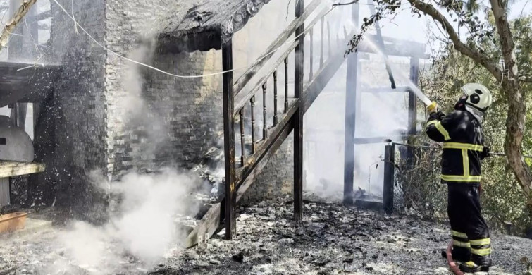 Kastamonu'daki tesiste çıkan yangın ormana sıçramadan kontrol altına alındı