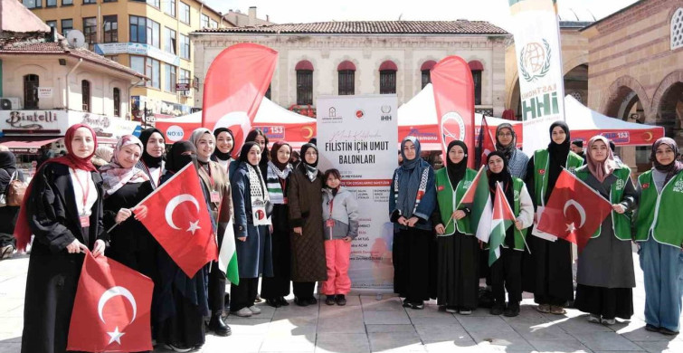 Kastamonu'dan Filistin'e Umut Balonları