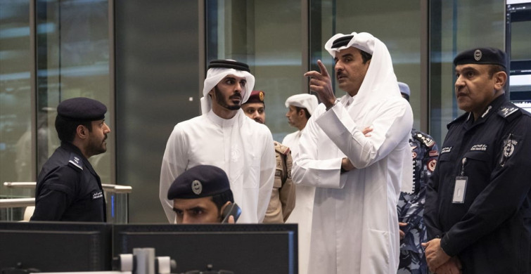 Katar Emiri Temim bin Hamed Al Sani, Ulusal Komuta Merkezi'ni Ziyaret Etti