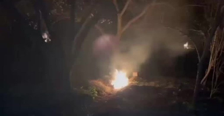 Kayısı Bahçelerini Duman ve Ateşle Koruyorlar