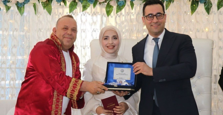 Kaymakam Polat, Hakim Çiftin Nikahında Şahitlik Yaptı