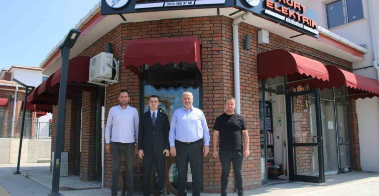 Kaymakam ve Belediye Başkanı'ndan Esnaf Ziyareti