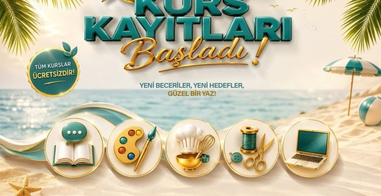 KAYMEK yaz dönemi sanat ve mesleki eğitim kursları için kayıtlar başladı