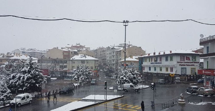 Kayseri Beyaza Büründü