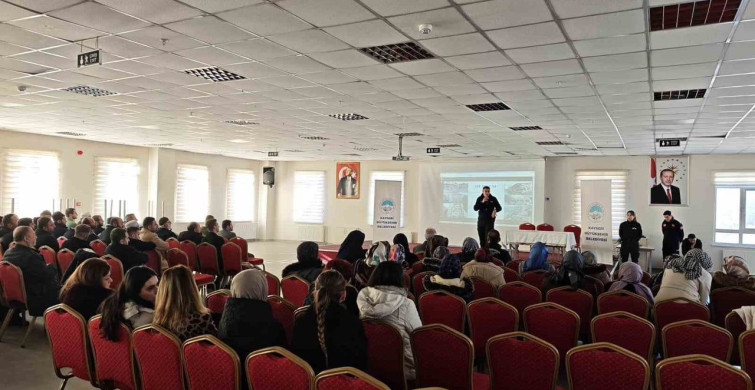 Kayseri büyükşehir belediyesi, din görevlilerine afet ve yangın eğitimi düzenledi