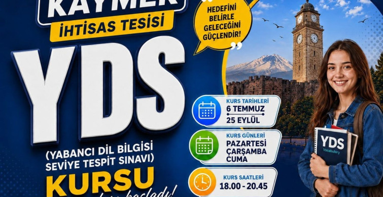 Kayseri Büyükşehir Belediyesi gençlere TYT, LGS ve YDS kursları sunuyor
