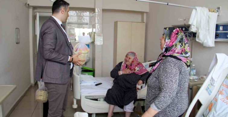 Kayseri Devlet Hastanesi'nde Moral Dolu Ziyaret