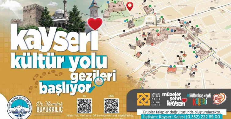 Kayseri kültür yolu gezileri başlıyor