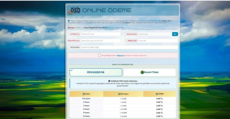 Kayseri OSB sanayicisine sanal POS üzerinden taksit imkanı