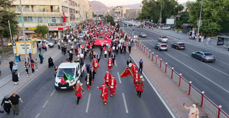 Kayseri'de 15 Temmuz Demokrasi ve Milli Birlik Günü coşkusu