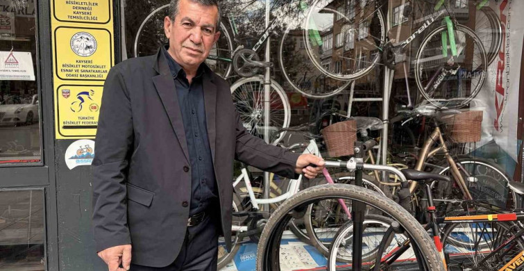 Kayseri'de Askıda Bisiklet Parçaları Uygulaması