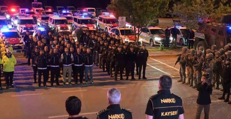 Kayseri'de dev uyuşturucu operasyonunda 211 kişi tutuklandı