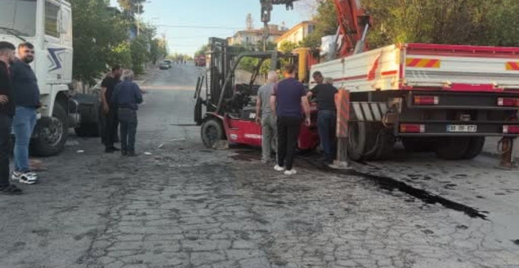 Kayseri'de forklift kazası: 1 yaralı