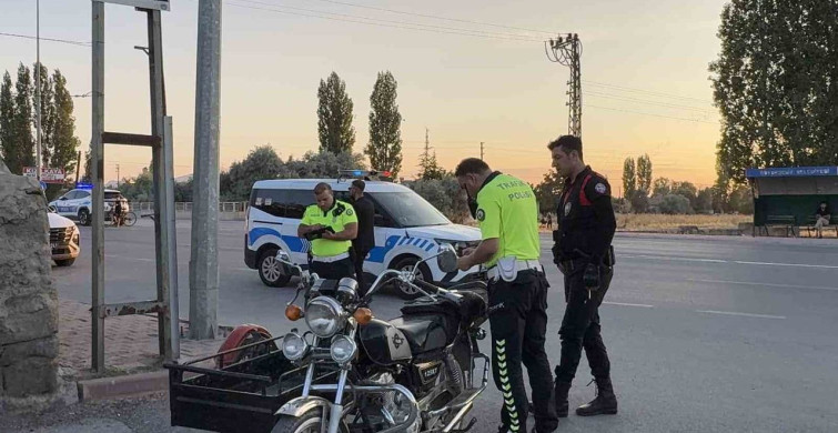 Kayseri'de kimlik kontrolü sonrası baba ekiplerle tartıştı