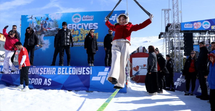 Kayseri'de Kış Spor Festivali Heyecanı