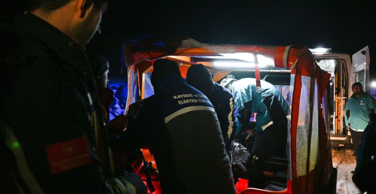 Kayseri'de Mahsur Kalan İşçiler Kurtarıldı