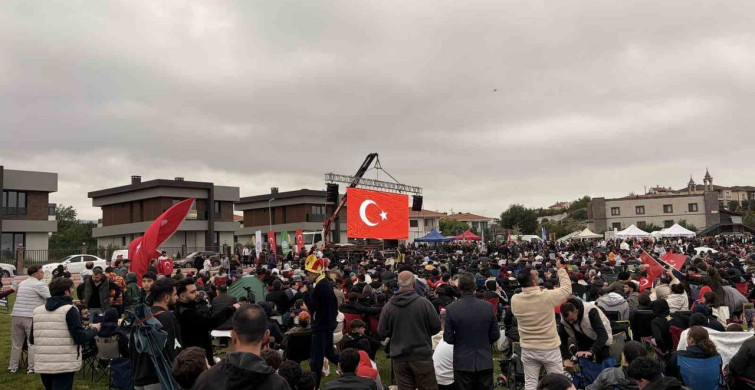 Kayseri’de milli maç heyecanı talas’ta yaşandı