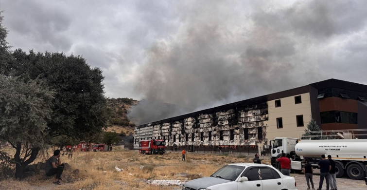 Kayseri'de Mobilya Fabrikasında Yangın Çıktı