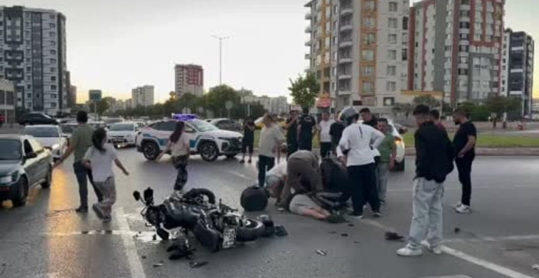 Kayseri'de motosiklet kazasında ilk müdahale çevik kuvvet şube müdürü tarafından yapıldı