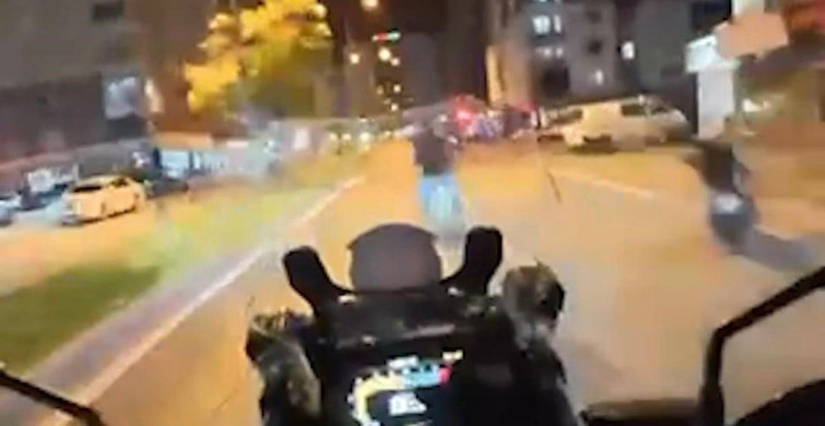 Kayseri'de motosiklet sürücüsü polisten kaçamadı