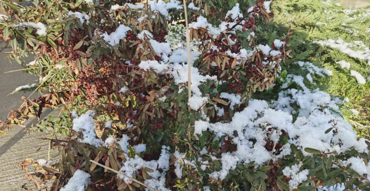 Kayseri'de Nisan Ayında Kar Sürprizi