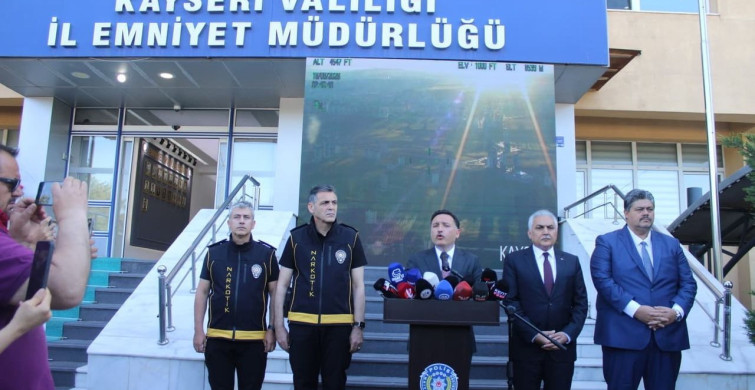 Kayseri'de tarihi uyuşturucu operasyonu düzenlendi